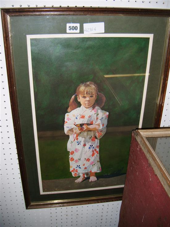 Peter Blake - girl in kimono(-)